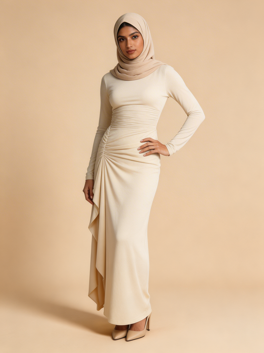 Robe HIBA — Drapé Signature