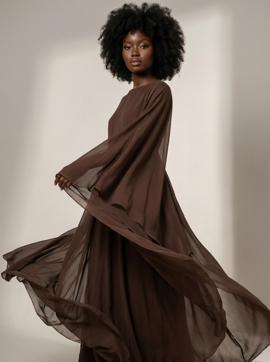 Robe KALI — Élégance Voilée