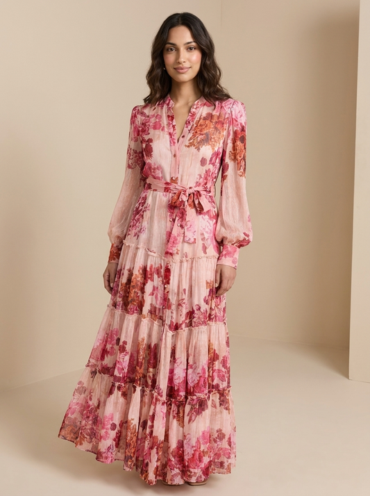 Robe AMINA — Éclat Floral